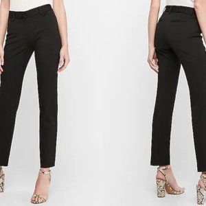 Express Columnist Mid Rise Ankle Pant - Black